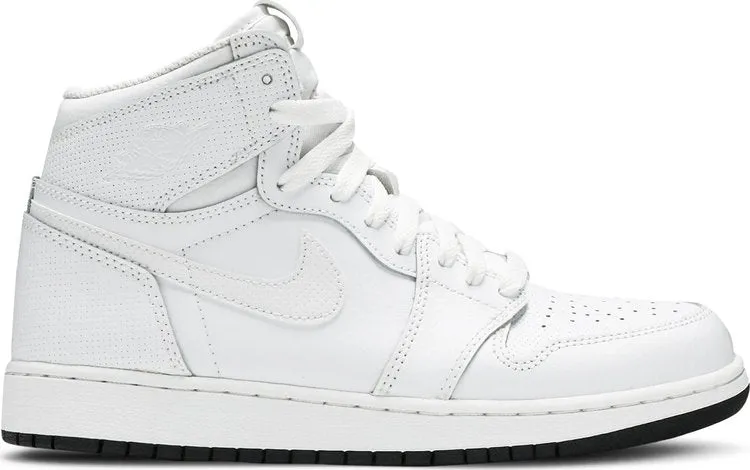 Air Jordan 1 Retro High OG BG Perforated sneakers, white