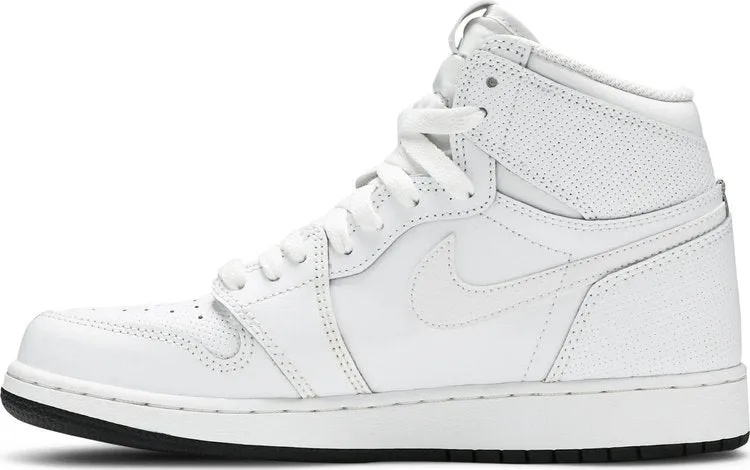 Air Jordan 1 Retro High OG BG Perforated sneakers, white