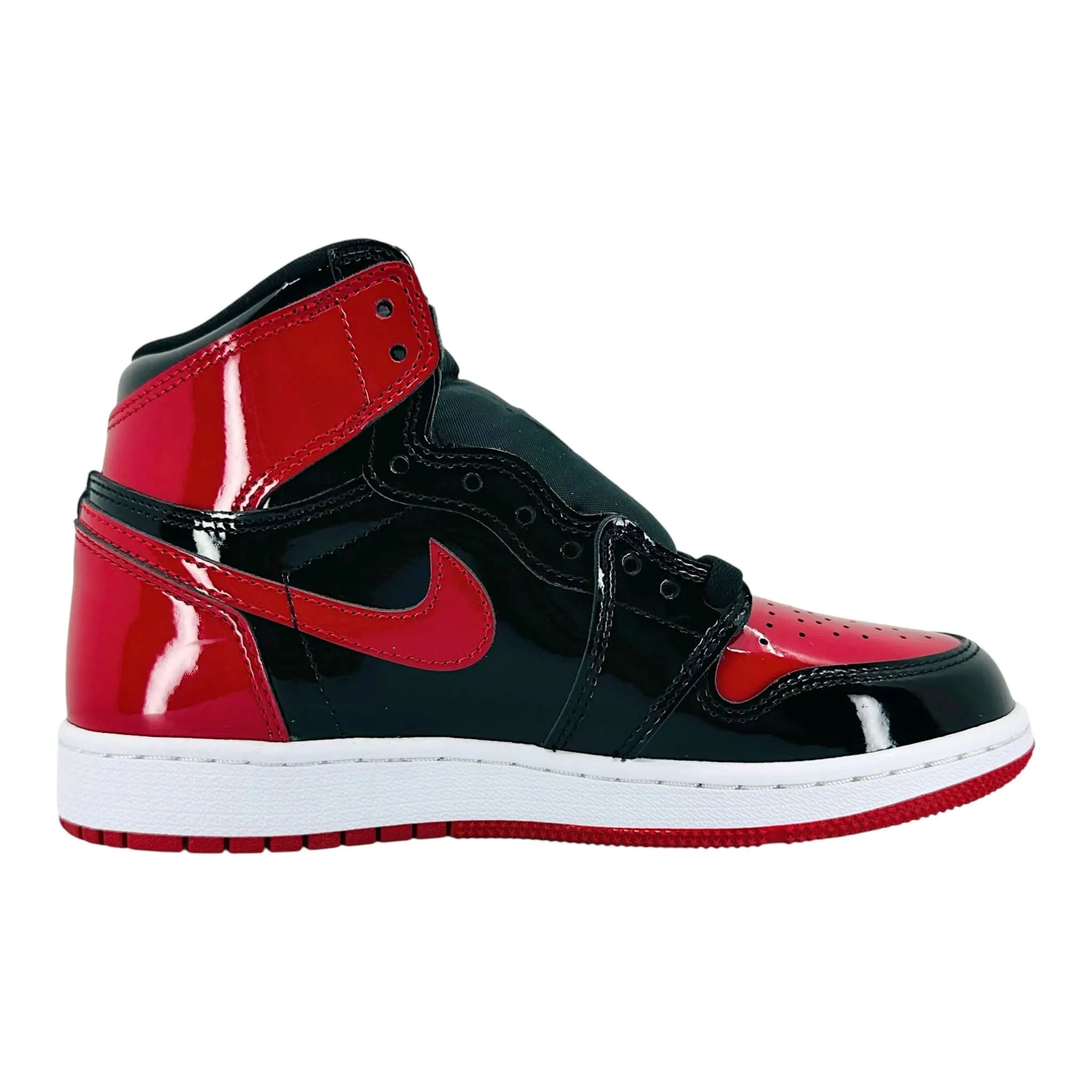 Air Jordan 1 Retro High OG Bred Patent (GS)