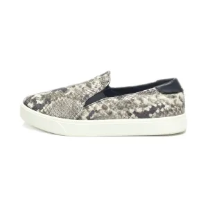 Cole Haan Slip Ons Leather Grey Colour For Women