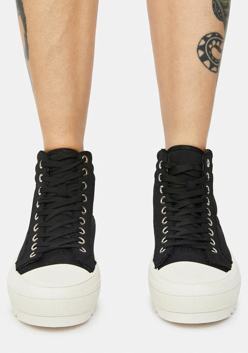 Get On My Level Platform High Top Sneakers