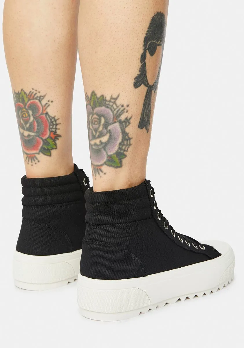 Get On My Level Platform High Top Sneakers