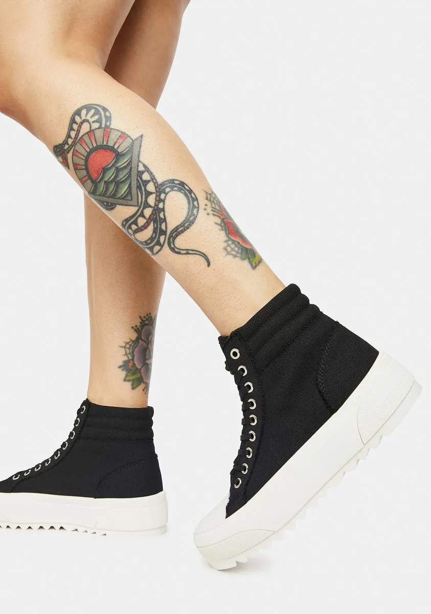 Get On My Level Platform High Top Sneakers