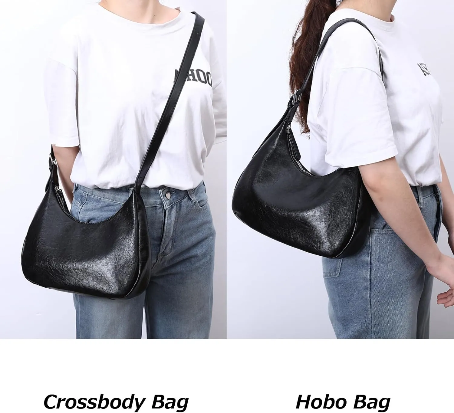 Hobo Purses for Women Retro Clutch Purse Vegan Leather Tote Shoulder Handbags