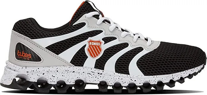 K-Swiss Men's Tubes 200 Training Shoe, Black/Vapor Blue/Pureed Pumpkin, M07112-005-m style #