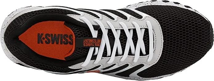 K-Swiss Men's Tubes 200 Training Shoe, Black/Vapor Blue/Pureed Pumpkin, M07112-005-m style #