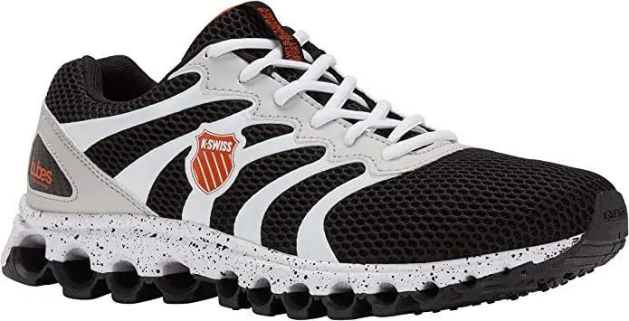 K-Swiss Men's Tubes 200 Training Shoe, Black/Vapor Blue/Pureed Pumpkin, M07112-005-m style #