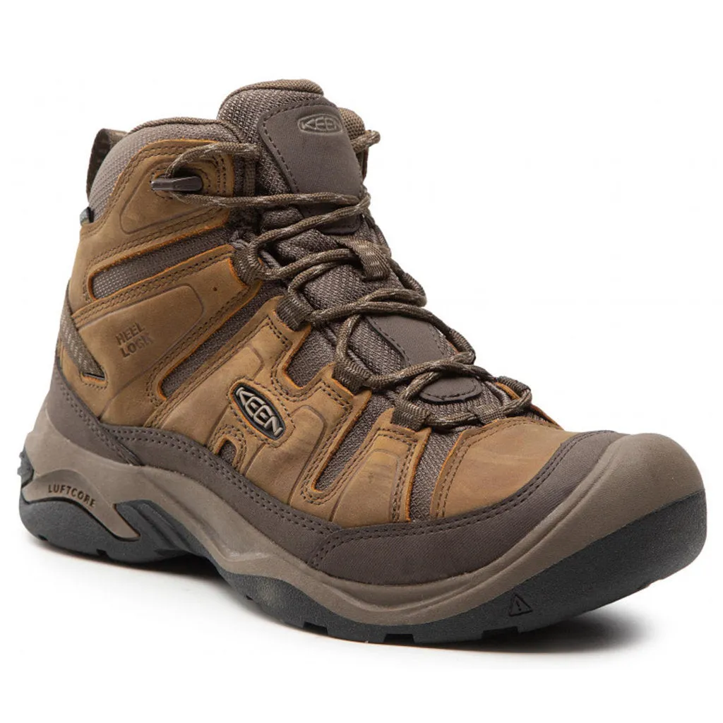 Keen Circadia Mid Leather And Mesh Men's Waterproof Hiking Boots