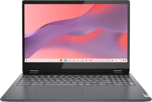 Lenovo IdeaPad Flex 3i Chromebook Laptop, Intel UHD Graphics, 15.6 FHD Display, Intel Pentium N6000, 8GB RAM, 128GB SSD, 1920x1080 px, Touchscreen, Chrome OS, Abyss Blue