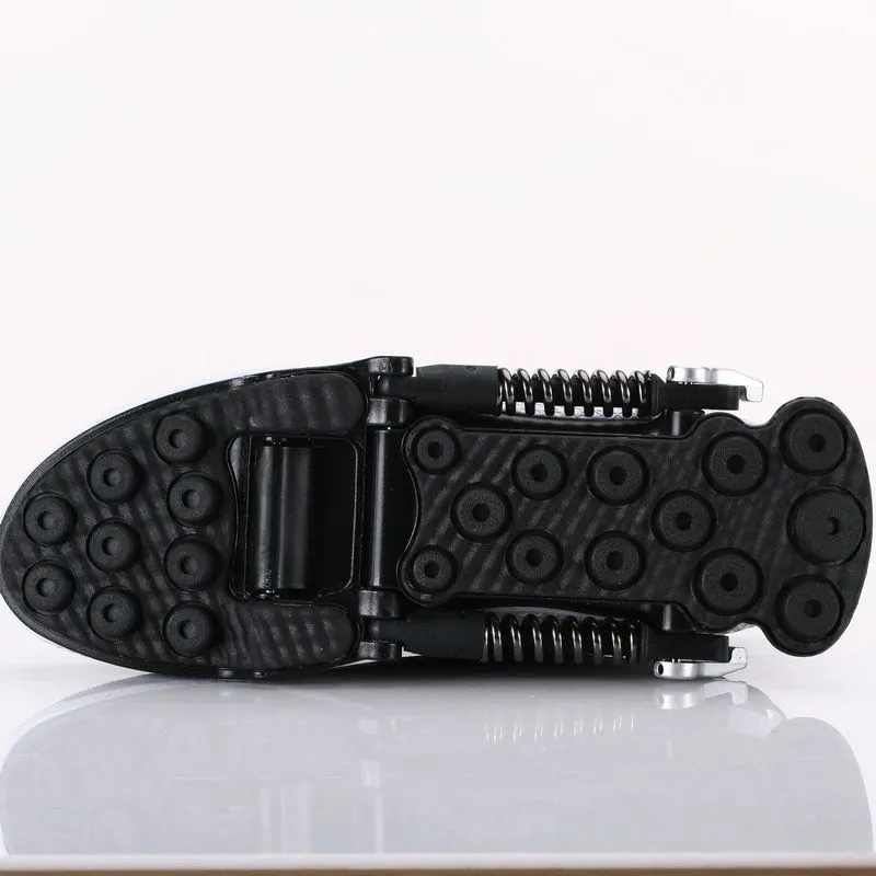 Mechanical running shoes Bouncing Spring shock absorption running Shoes Women men Sneaker Shoes