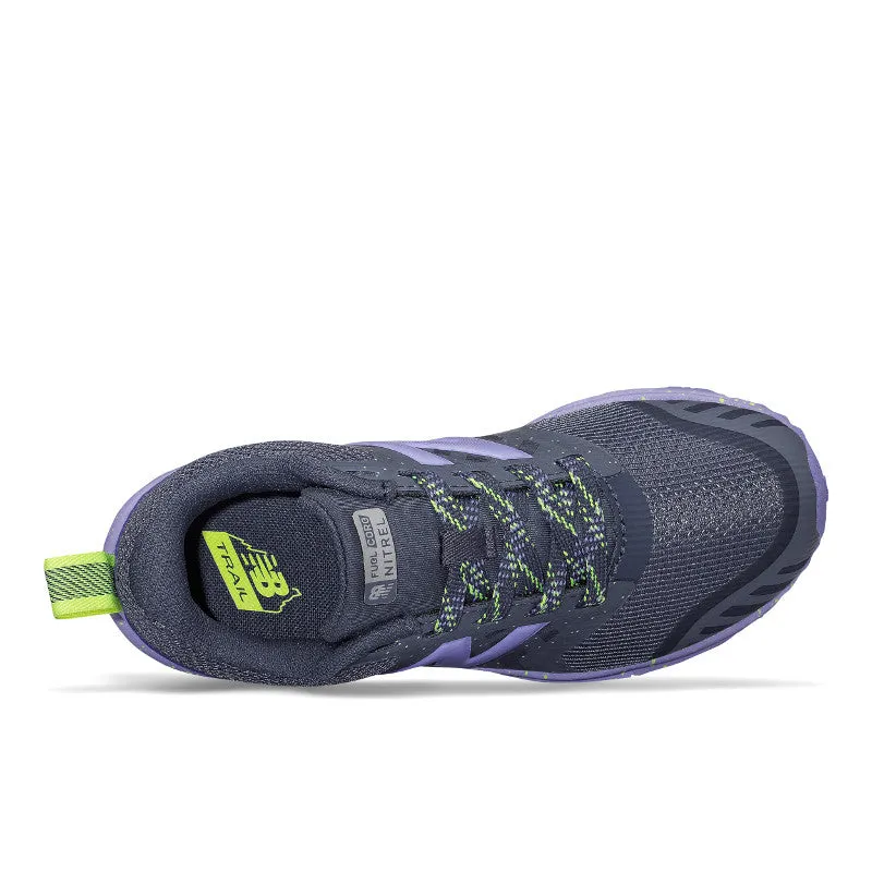 New Balance Vintage Indigo/Ice Violet FuelCore NITREL Children's Trail Sneaker
