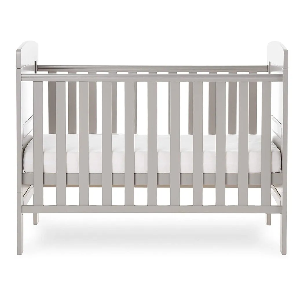 Obaby Grace Mini Cot Bed (Warm Grey)