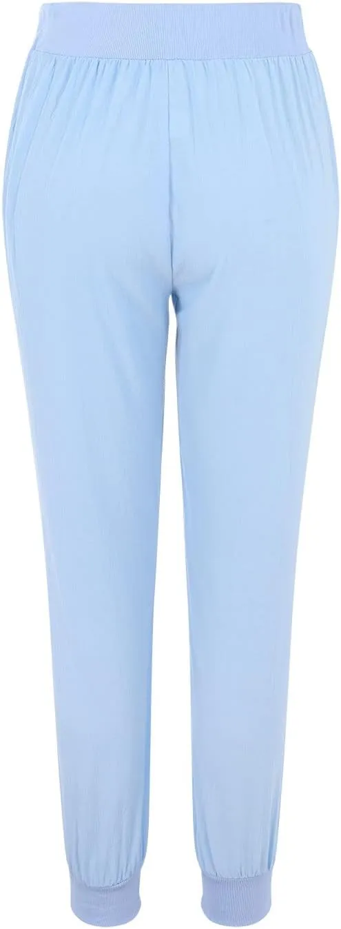 PTOLOCIF Women's Cotton Linen Pants Summer Baggy Boho Casual Palazzo Pants Wide Leg Long Lounge Trousers with Pockets