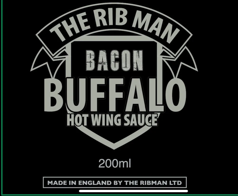 Ribman Bacon Buffalo   Bacon Holyfuck Sauce SPECIAL