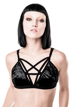 Sinner Velvet Trip Bralet [B]