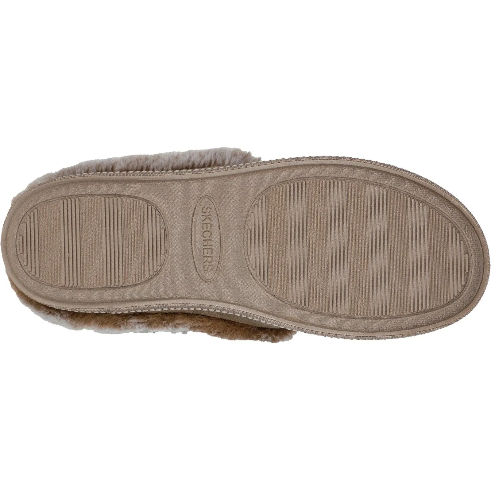 Skechers Womens Cozy Campfire Lovely Life Slippers - Taupe