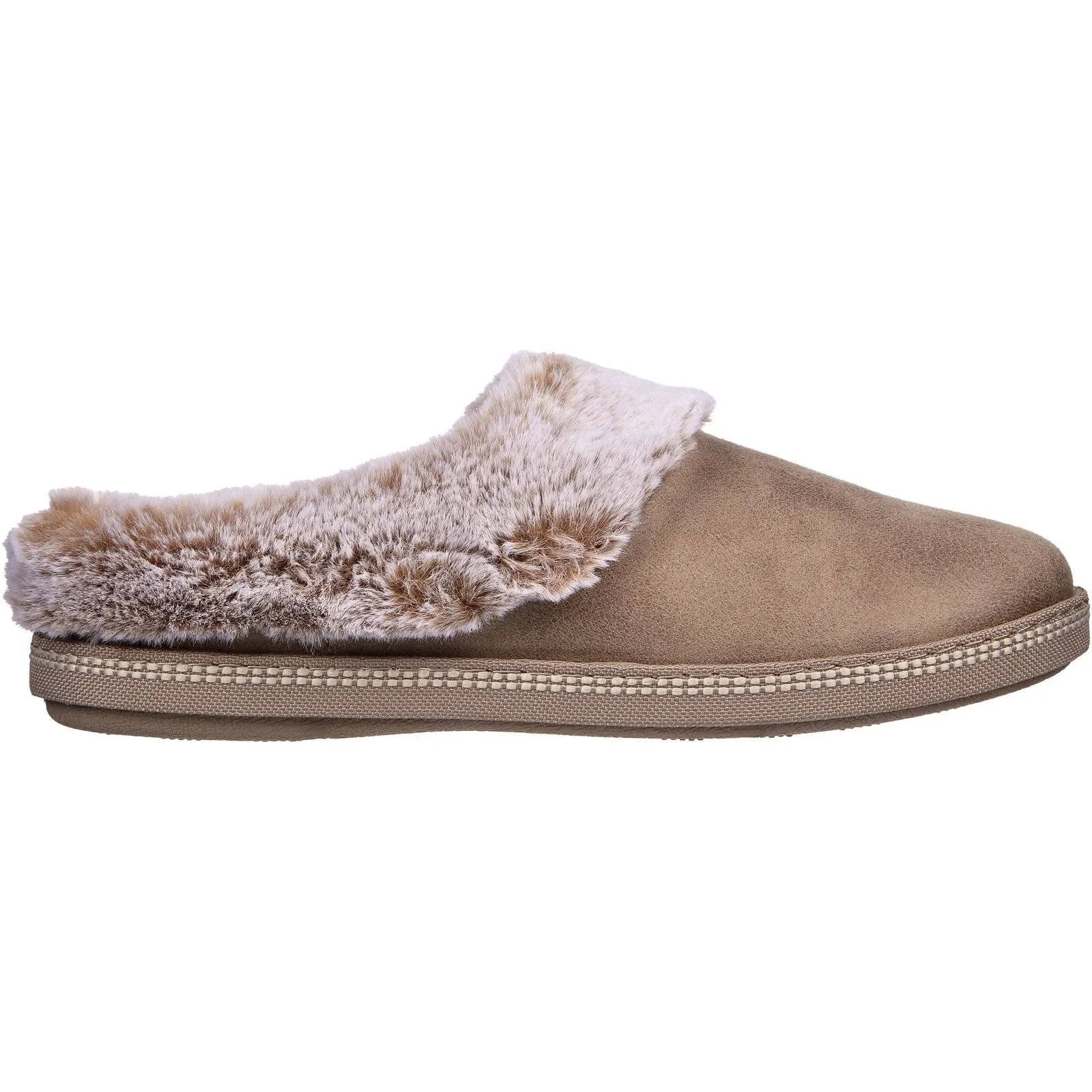 Skechers Womens Cozy Campfire Lovely Life Slippers - Taupe