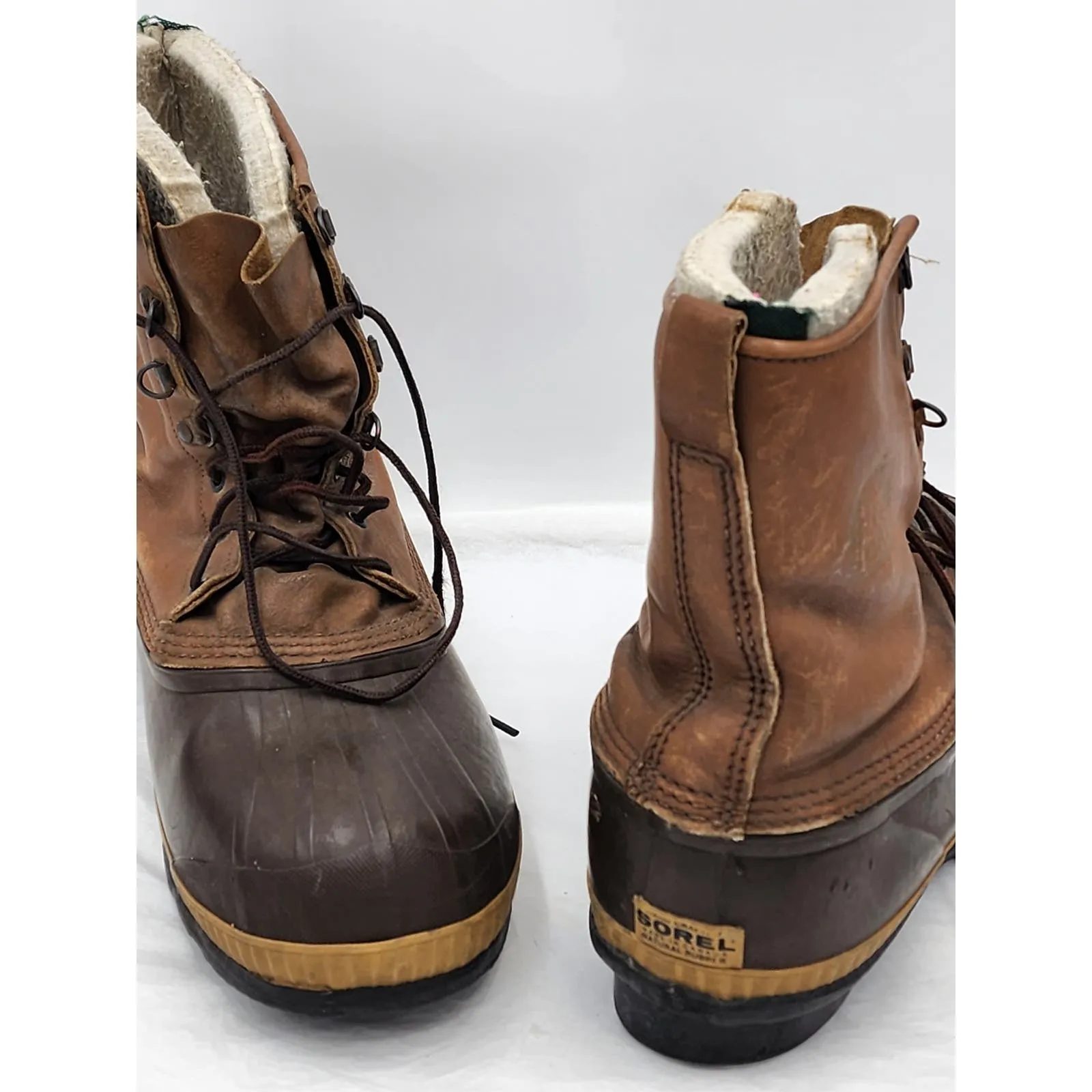 Sorel Boots Mens Size 12 Waterproof Winter Duck Outdoor Heavy Duty Hiking